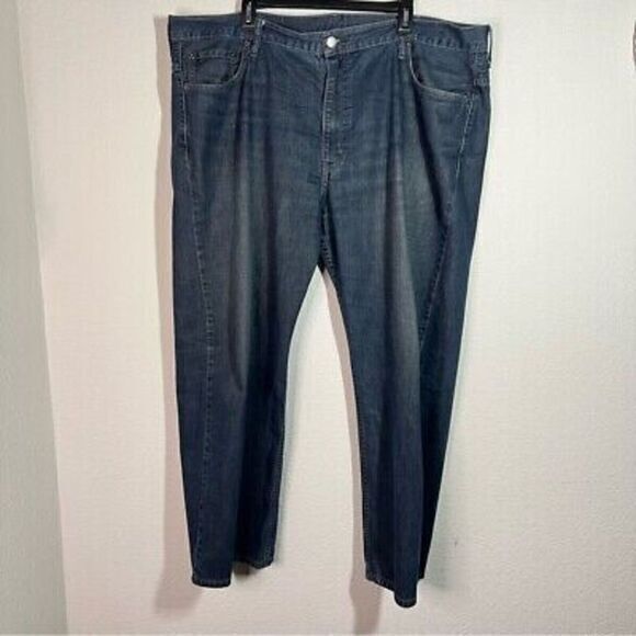 Levi's 569 Mens Loose Straight Fit Denim Jeans Size 44x30 Blue Medium Wash - Picture 1 of 7